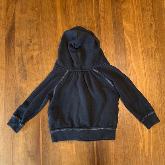 GUMBOOTS Australia Girls Black Hoodie Jacket 4-5 4T Cotton Toddler Girl Sweater - Picture 2 of 6